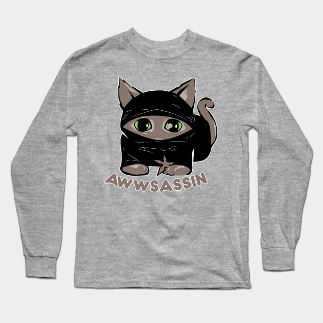 Awwsassin Animal Lovers Long Sleeve T-Shirt by Bersama Star